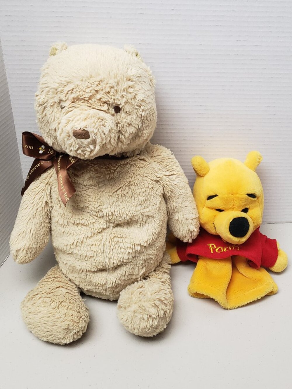 Disney Winnie The Pooh Bear Plush & Hand Puppet